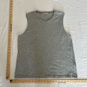 Outerknown Tank Top Womens Medium Gray Essential Sleeveless Organic